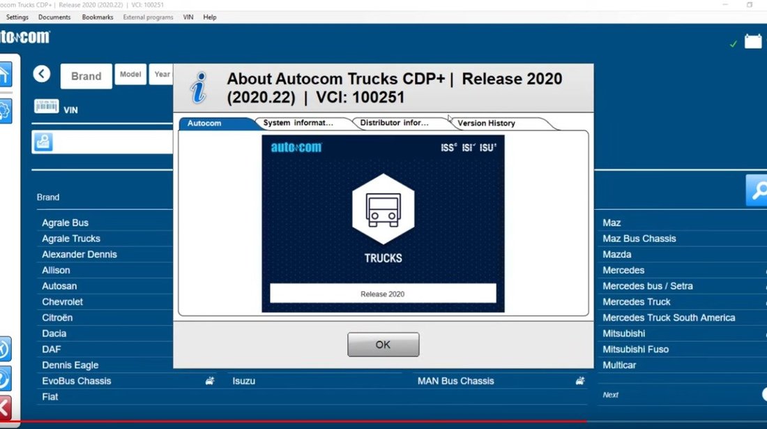 Autocom Original 2020 Limba Romana Tester multimarca cu cabluri incluse turisme sau camioane