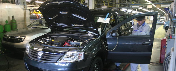 Automobile Dacia a oprit productia cu trei zile mai devreme in acest an