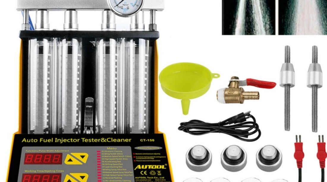 Autool CT150 Aparat testare + curatare ultrasonic + reparare injectoare Common Rail benzina