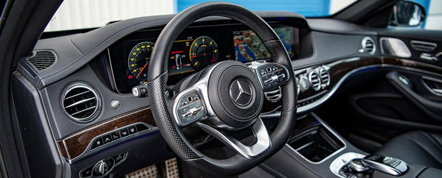 Autoritatile romane scot la licitatie, pentru a doua oara, un Mercedes S 400 d 4Matic din 2018. Pretul de pornire a fost redus cu 25%