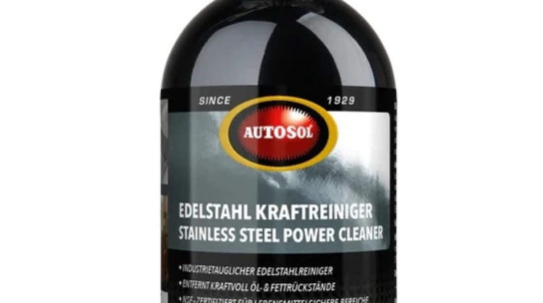 Autosol Stainless Steel Power Cleaner Solutie Curatat Metal / Otel Inoxidabil 500ML AU-001700