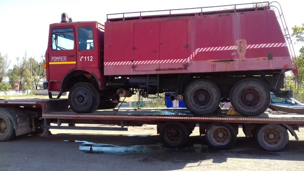 Autospeciala de pompieri RABA 6x6