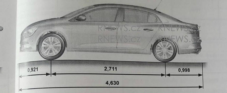 Avem primele imagini neoficiale ale noului Megane Sedan. Cand se lanseaza masina celor de la Renault