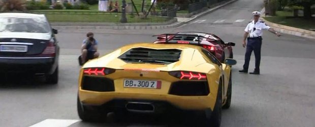 Aventador oprit ca facea prea mult zgomot