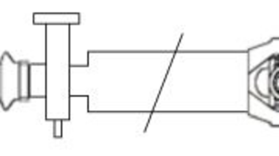 Ax cardanic, antrenarea arborelui (MT1328 MTR) MERCEDES-BENZ