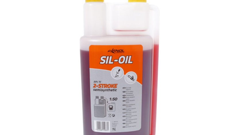 Axenol Sil-oil, Ulei De Motor în 2 Timpi, Roșu, 1l 11037