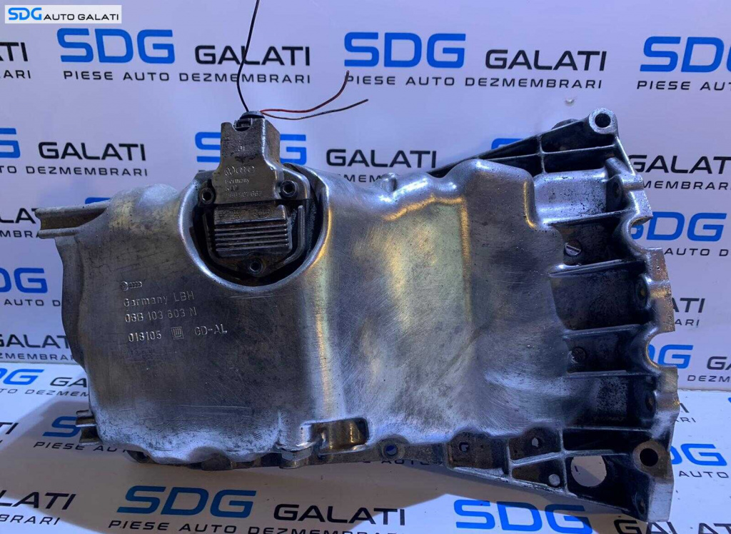 Baie Ulei cu Locas Senzor Nivel Audi A6 C5 1.9 TDI AJM 1998 - 2001 Cod 06B103603N [X3511]