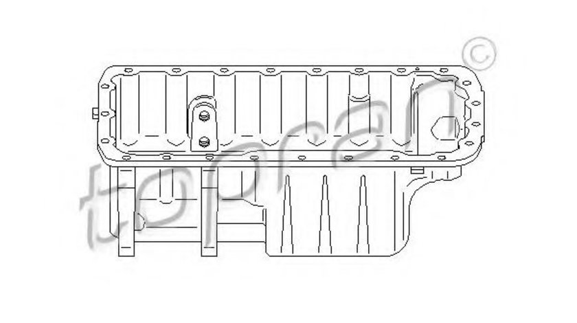 Baie ulei PEUGEOT 306 (7B, N3, N5) (1993 - 2003) TOPRAN 722 292 piesa NOUA