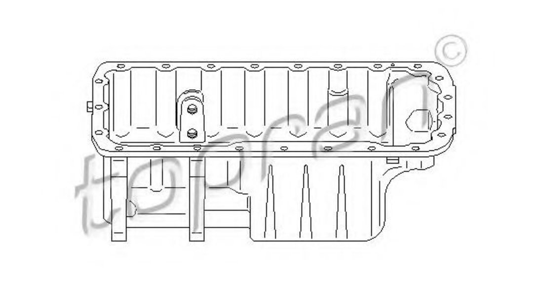 Baie ulei PEUGEOT 806 (221) (1994 - 2002) TOPRAN 722 292 piesa NOUA