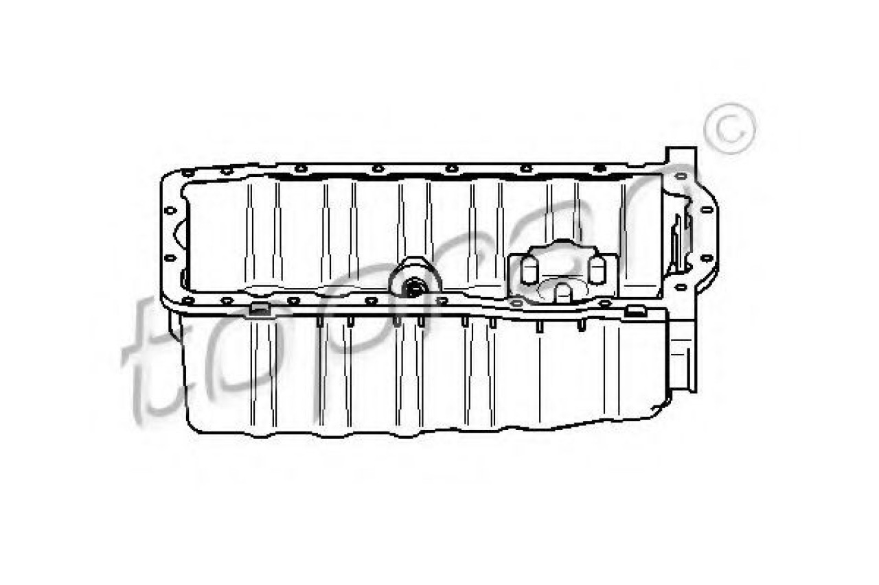 Baie ulei VW BORA Combi (1J6) (1999 - 2005) TOPRAN 109 615 piesa NOUA
