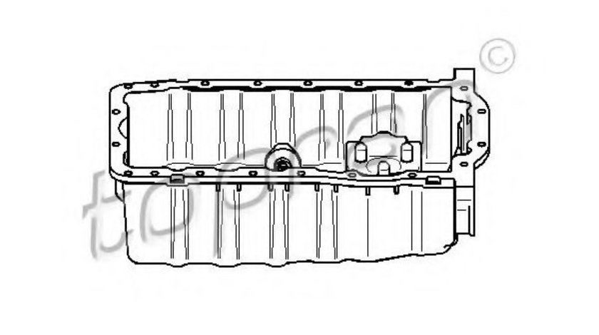 Baie ulei VW NEW BEETLE (9C1, 1C1) (1998 - 2010) TOPRAN 109 615 piesa NOUA