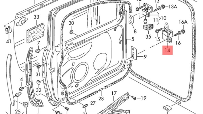 Balama usa 1K0831411Q Vw Golf 5 combi TDI 2007 BLS OEM 1K0831412Q