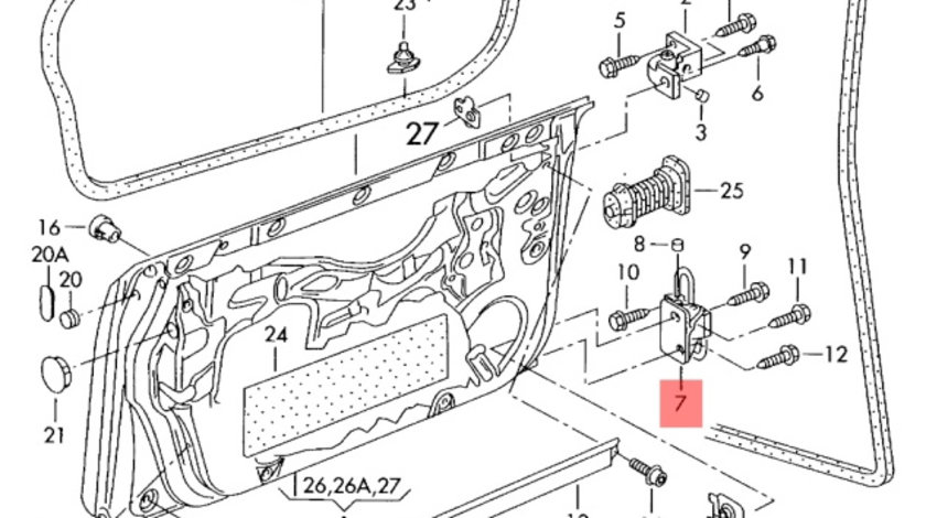 Balama usa 8E0831411 Audi A4 B6 Sedan 2003 1.8T AVJ OEM 8E0831411