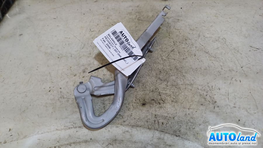 Balamale 9650867080 Capota Dreapta Peugeot 207 2006