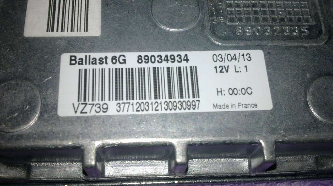 Balast 6G original VALEO 89034934