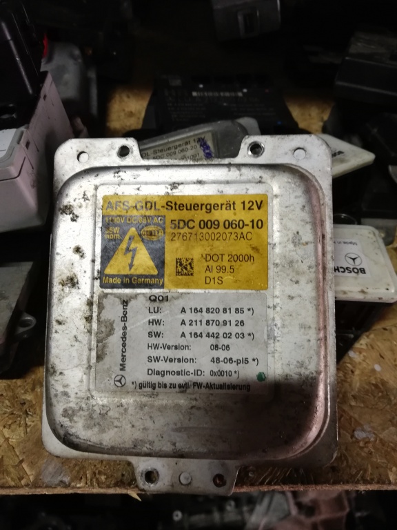 Balast calculator xenon mercedes m-class ml w164 gl e-class a1648208185