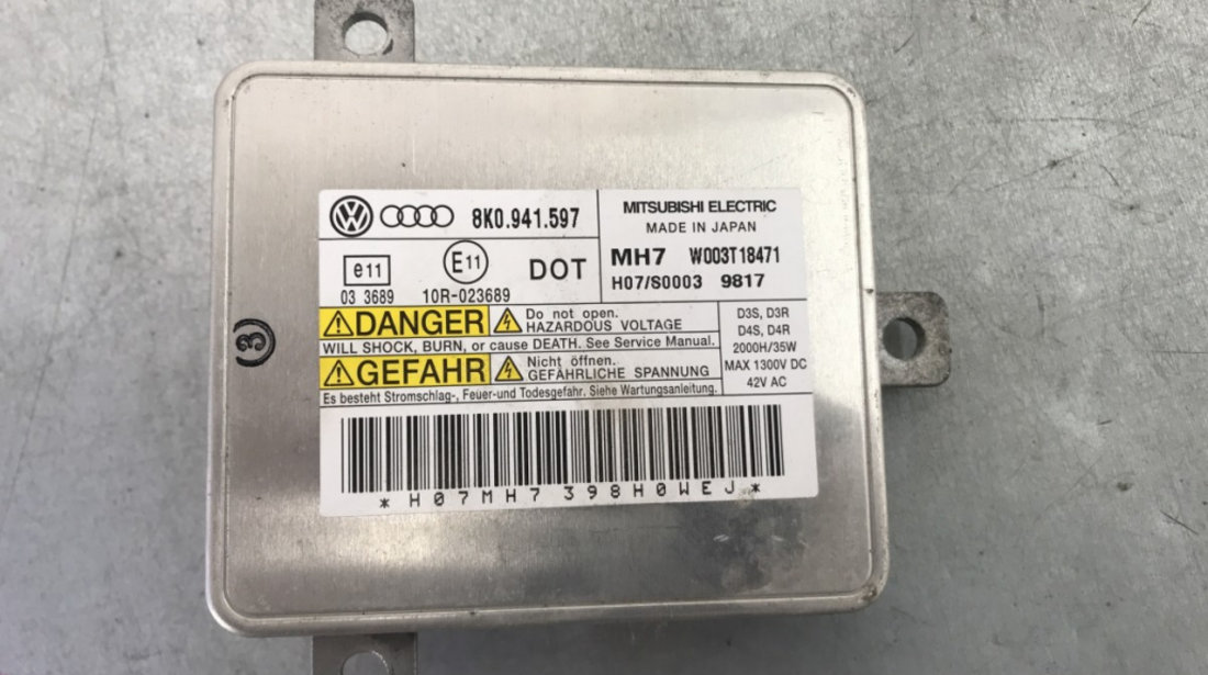 Balast droser xenon Audi A5 Sportback 2.0 TFSI quattro S-Tronic, 211cp sedan 2010 (8K0941597)