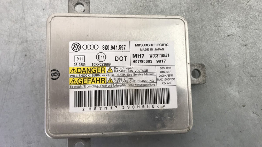 Balast droser xenon Audi A5 Sportback 2.0 TFSI quattro S-Tronic, 211cp sedan 2010 (8K0941597)