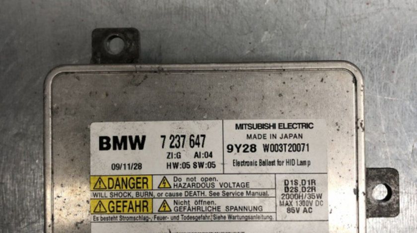 Balast droser xenon BMW 320d E90 / E91 N47D20C Touring Manual, 177cp sedan 2011 (7237647)