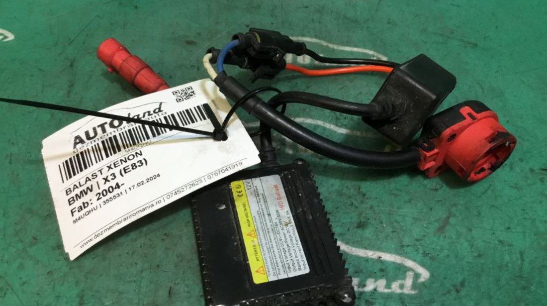 Balast Xenon BMW X3 E83 2004