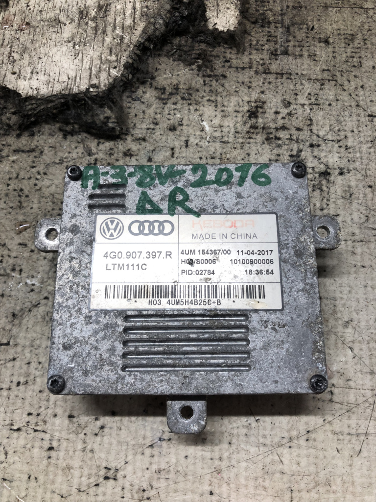Balast xenon dreapta Audi A3 8V 1.6 Motorina 2016, 4G0907397R