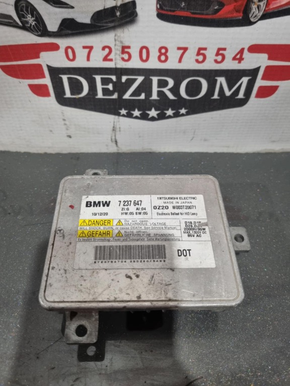 Balast Xenon / Droser 7237647 BMW Seria 3 E91 LCI