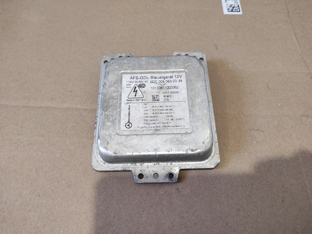 Balast xenon Mercedes E-Class W212 (2009-2013) cod 5DC009060 A2129007804 A2128205626 A2129024202