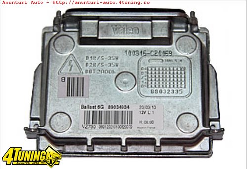 BALAST XENON ORIGINAL VALEO TYP 6G COD 89034934