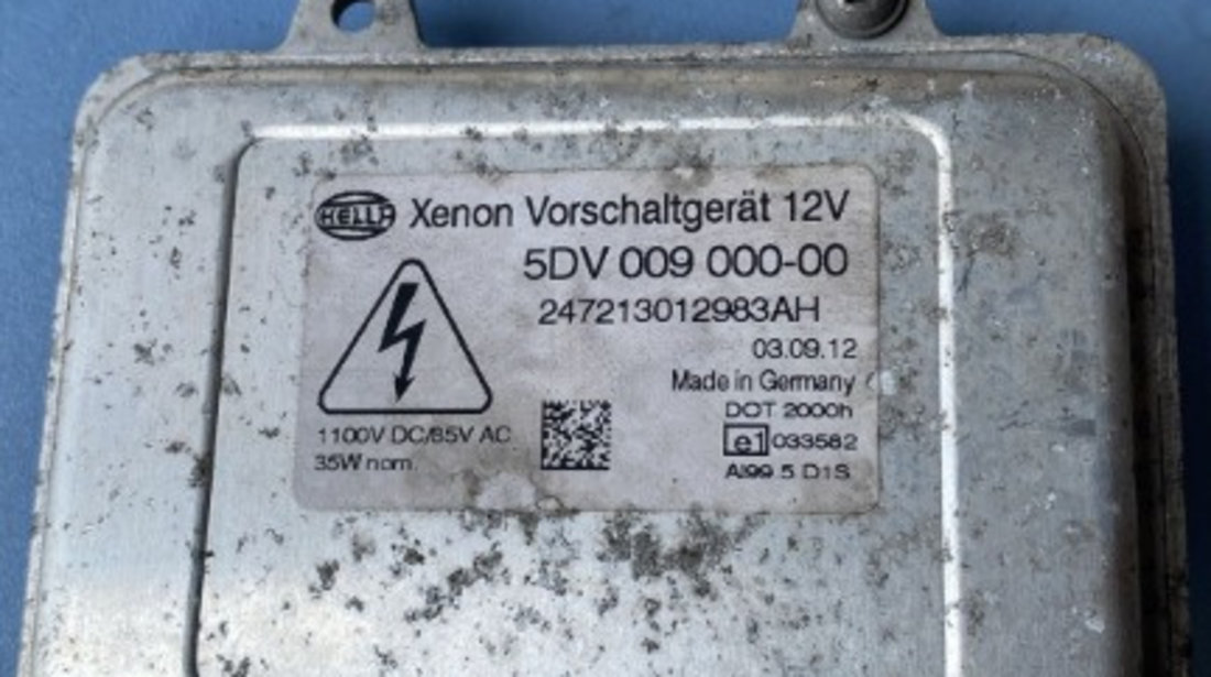 Balast xenon Skoda Superb 2.0 Tdi CFF 2013 Cod : 5DV009000-00