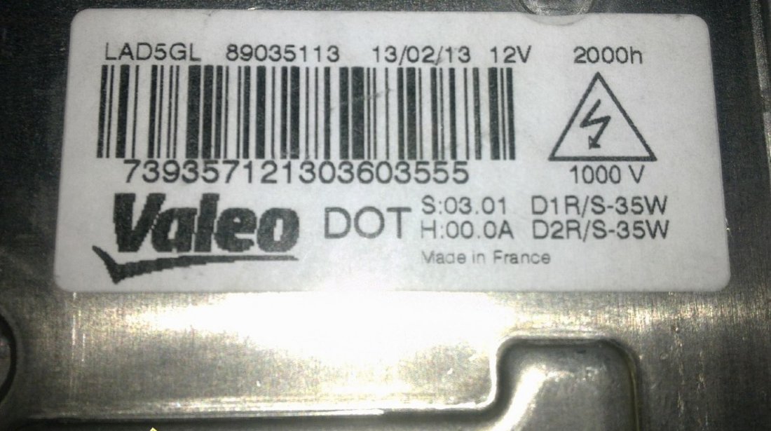 Balast xenon valeo lad5gl