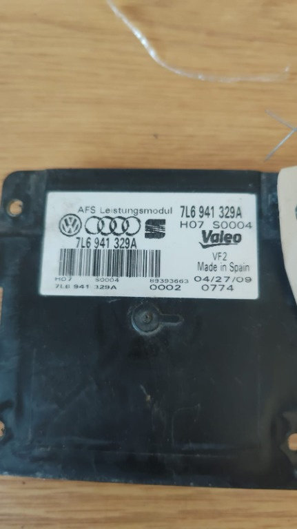 Balast xenon Vw Passat B6 2.0 TDI cod motor CBB ,transmisie automata cod LQT ,an 2010 cod 7L6941329A