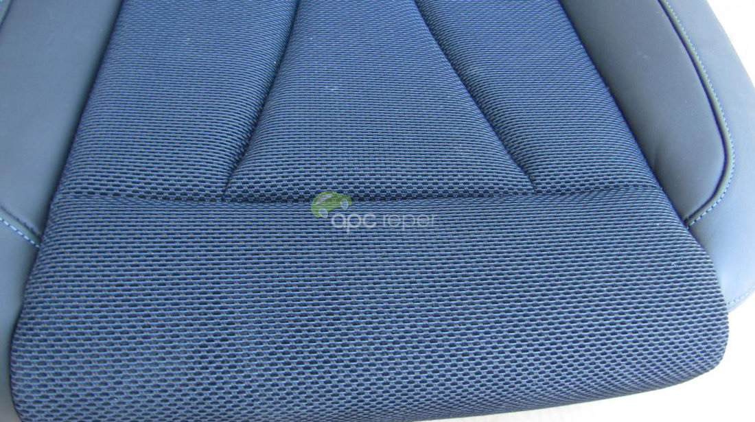 Bancheta spate Audi A3 8V Sportback Piele - cusatura albastra