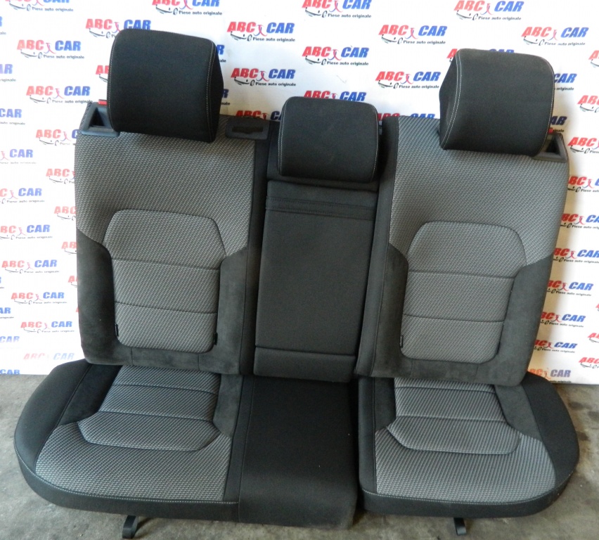 Bancheta spate din piele Alcantara + material VW Passat B7 variant