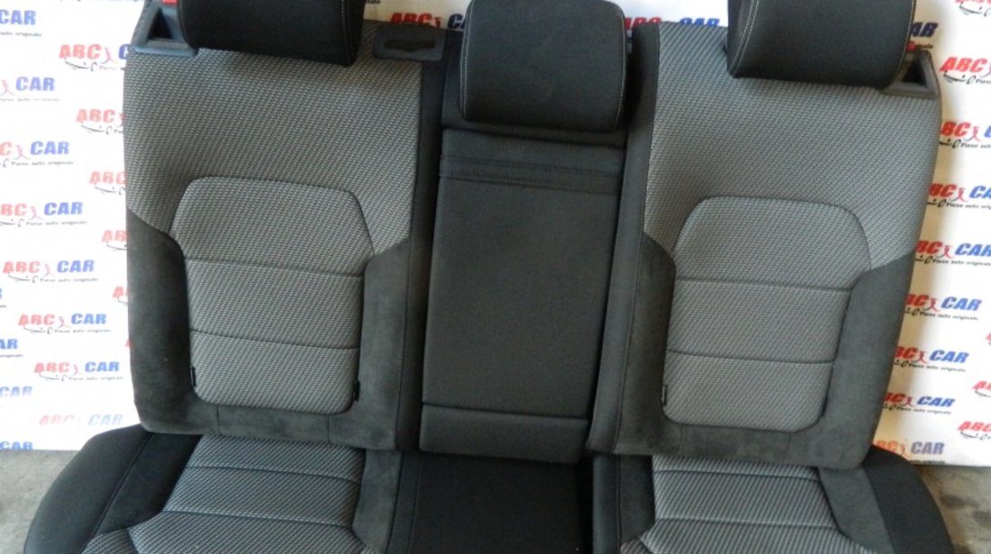 Bancheta spate din piele Alcantara + material VW Passat B7 variant