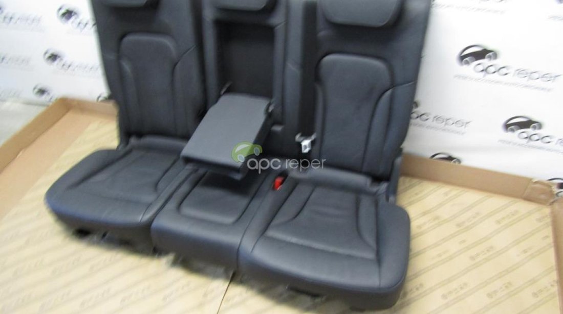 Bancheta spate piele neagra Audi Q5 8R Facelift Originala