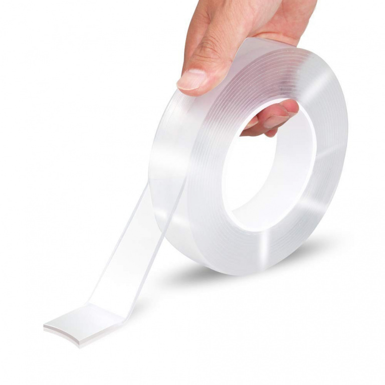 Bandă nano-adezivă cu două fețe extra rezistente - 300 x3 x 0,2 cm DA00527