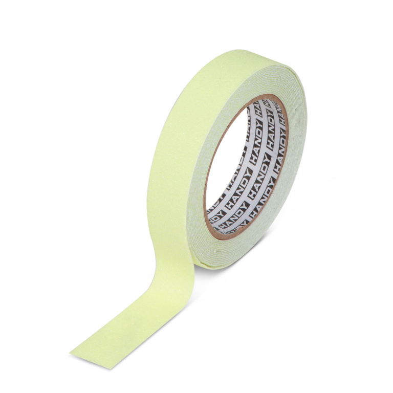 Banda adeziva, antiglisanta - 5m x 25 mm - fosforescenta 11087D