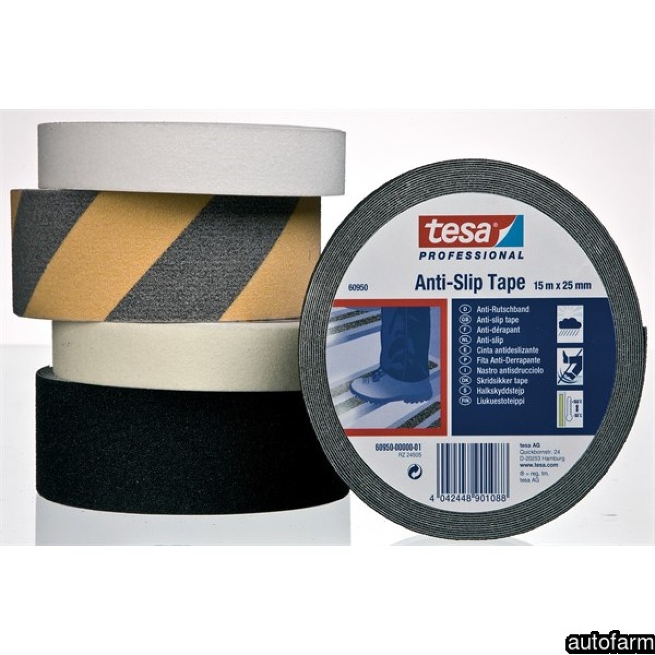BANDA ANTIALUNECARE NEAGRA 15M/25MM TESA