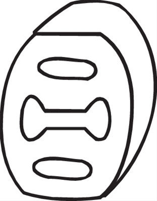 Banda Cauciuc, Sistem De Esapament Bosal Alfa Romeo 255-022