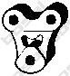 Banda cauciuc, sistem de esapament FORD COURIER (J3, J5) (1996 - 2016) BOSAL 255-502 piesa NOUA