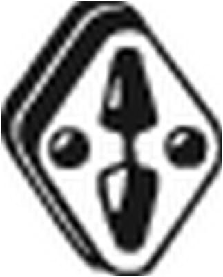 Banda cauciuc, sistem de esapament LAND ROVER DISCOVERY III (LA, TAA) (2004 - 2009) BOSAL 255-225 pi...