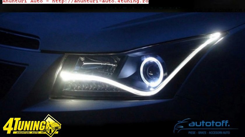 BANDA CU LEDURI 2 X 60cm - produce lumina uniforma ALB + semnal Galben