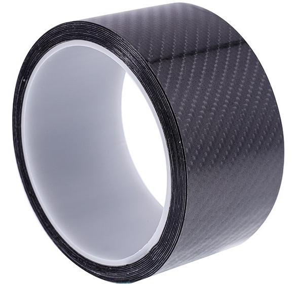 Banda De Protectie / Decorativa 50mm x 3m Cu Structura Carbon Neagra Carmotion 86806