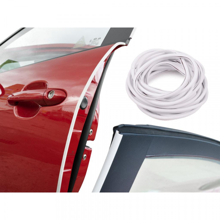 Banda De Protectie Muchii Caroserie, Culoare Alb, Lungime 5m AVX-K6862_1