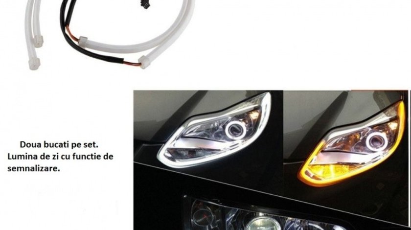 Banda Flexibila Led DRL Cu Functie De Semnalizare 30cm BO30WY 121016-10