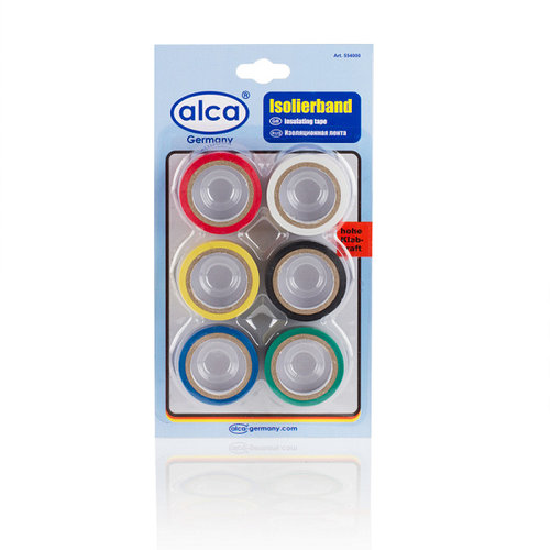 Banda Izolatoare Adeziva Colorata 6 X 5 M Alca 554000