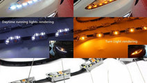 Banda Led DRL Premium L1 52cm Strip Led-DRL L1 TCT...