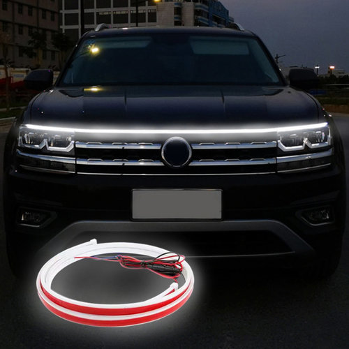 Banda LED iluminare capota, tensiune 12V, lungime 180cm, lumina Alba AVX-T051023-11