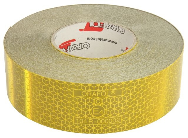 Banda Reflectorizanta Galbena 5.1CM X 50M Cargoparts CARGO-AM01