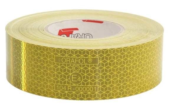 Banda Reflectorizanta Galbena 5.5CM X 50M Cargoparts CARGO-AT01